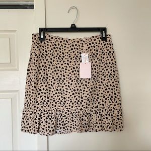 NWT Pacsun Lottie Moss Skirt Leopard